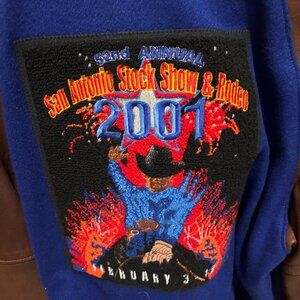 Official San Antonio 2001 Rodeo Sponsor Jacket